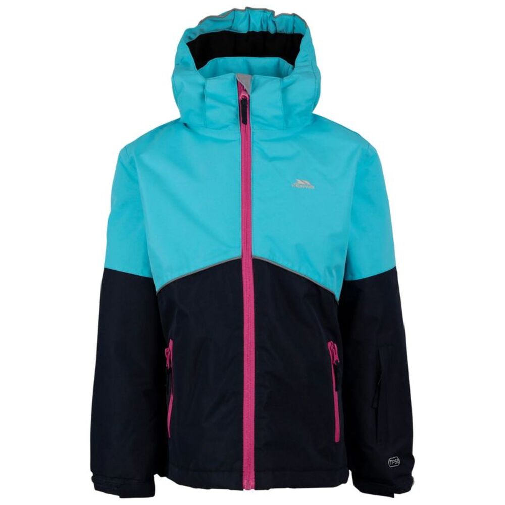 Trespass Childrens/Kids Detachable Hood Ski Jacket / Blue